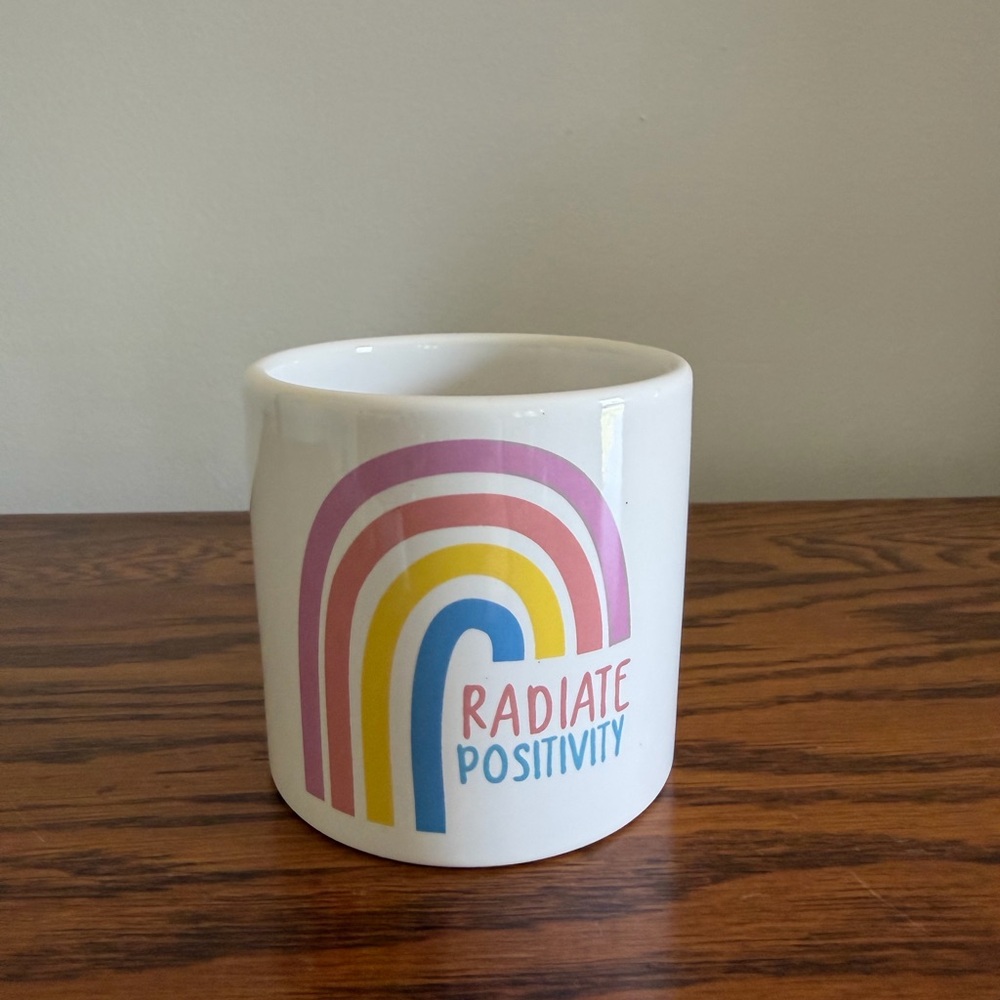 Radiate Positivity Rainbow Ceramic Cup
